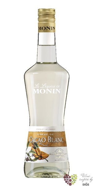 Monin  Creme de Cacao blanc  French white cacao liqueur 20% vol.   0.70 l