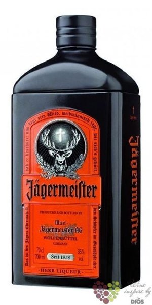 Jagermeister  Original  tin box original German herbal liqueur 35% vol.  0.70l