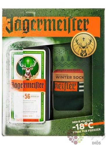 Jagermeister  Original Socks set  original German herbal liqueur 35% vol.  0.70 l