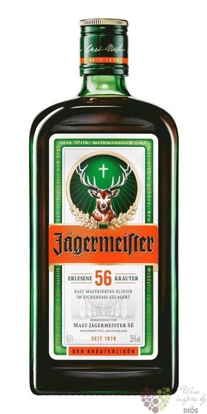 Jagermeister  Original  German herbal liqueur 35% vol.  0.70 l