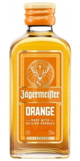 Jagermeister  Orange  German herbal liqueur  35% vol.  0.02 l