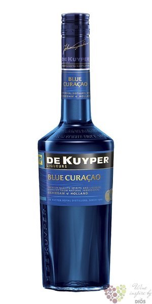 de Kuyper  Blue Curacao  premium Dutch fruits liqueur 24% vol.  0.70 l