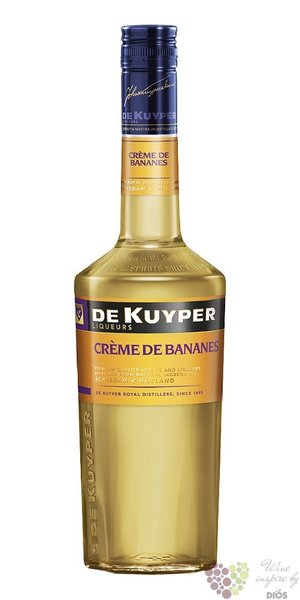 de Kuyper  Creme de Bananes  premium Dutch fruits liqueur 24% vol.  0.70 l