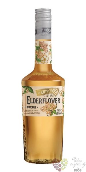 de Kuyper  Elderflower  premium Dutch liqueur 15% vol.    0.70 l