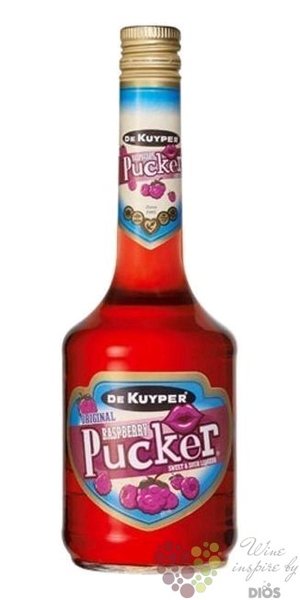 de Kuyper Pucker  Raspberry  premium Dutch fruits liqueur 15% vol.   0.70 l