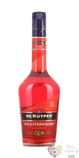 de Kuyper  Wild strawberry  premium Dutch fruits liqueur 15% vol.   0.70 l