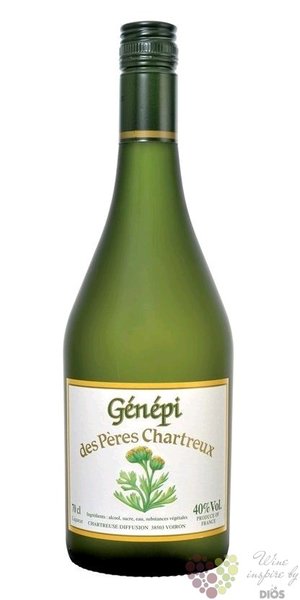Chartreuse  Genepi des Peres Chartreux  original French herbal liqueur 40% vol.  0.70 l