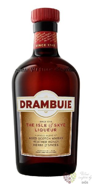 Drambuie Scotch whisky herb &amp; honey liqueur 40% vol.  0.70 l