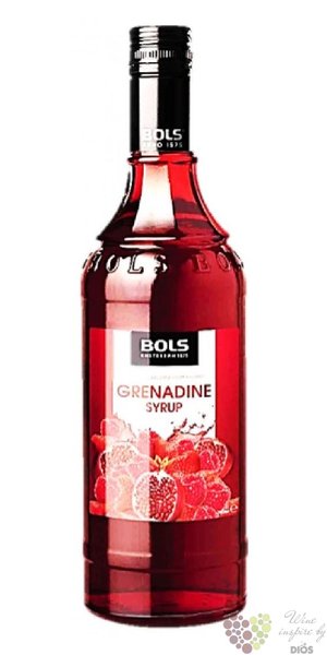 Bols  Grenadine  premium Dutch flavoured fruits syrup 00% vol.   0.70 l