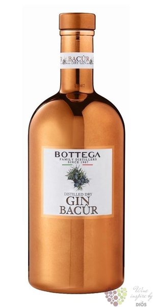 Bacur Italian floral gin by Bottega 40% vol.  1.00 l