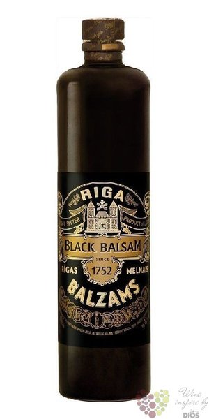 Riga Black Balsam  Classic  herbal Latvian liqueur 45% vol.  0.50 l