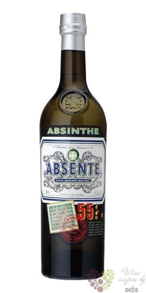 Absente aux Plantes dAbsinthe French absinth 55% vol.  0.70 l