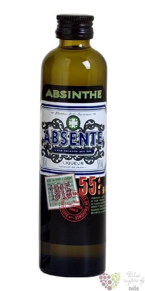 Absente aux Plantes dAbsinthe french absinth 55% vol.  0.10 l