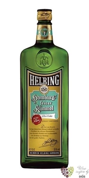 Helbing Hamburgs Kummel traditional German cummin liqueur 35% vol.  1.00 l