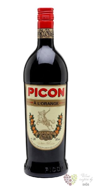 Picon  lOrange  ancient French flavored bitter liqueur 18% vol.  1.00 l