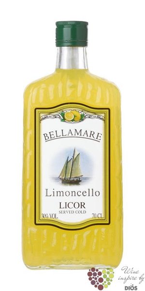 Limoncello  Bellamare  traditional Italian lemon liqueur by Teichenn 30% vol.    0.70 l