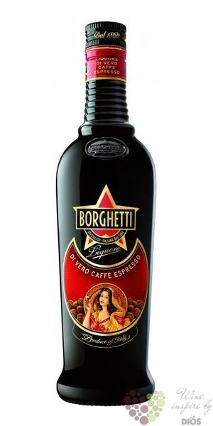 Caff Borghetti original Italian liqueur fratelli Branca 25% vol.  0.70 l