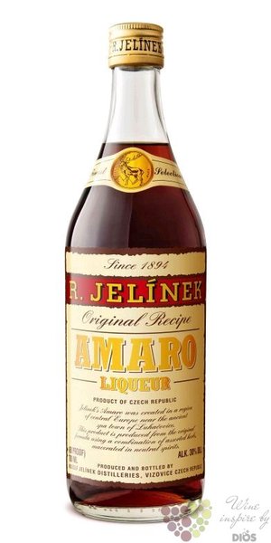 Amaro herbal liqueur Rudolf Jelnek 30% vol.  0.70 l