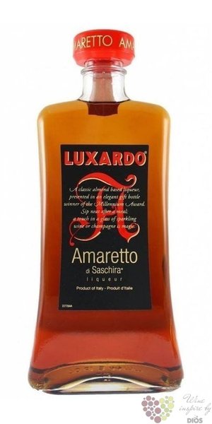 Amaretto di Saschira premium almond liqueur by Girolamo Luxardo 28% vol.  0.70 l