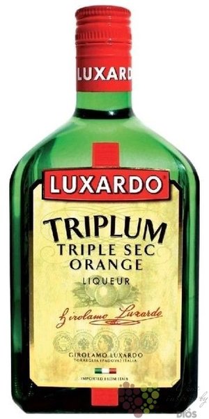 Triple sec orange dry  Triplum  Italian liqueur by Girolamo Luxardo  39% vol.  0.05 l