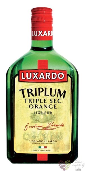 Triple sec orange dry  Triplum  Italian liqueur by Girolamo Luxardo 39% vol.0.05 l
