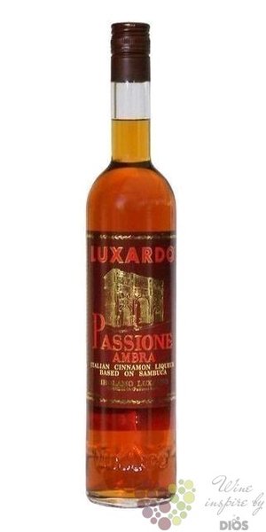 Sambuca  Passione Ambra  Italian cinnamon liqueur by Girolamo Luxardo 38% vol.   0.70 l