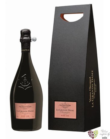 Veuve Clicquot Ponsardin ros  la Grande Dame  2008 brut gift box Champagne Aoc  0.75 l