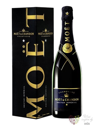 Moet &amp; Chandon  Nectar Imperial  gift box demi sec Champagne Aoc  0.75 l
