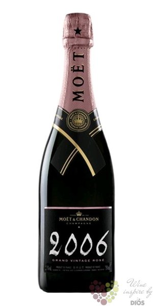 Moet &amp; Chandon ros  Grand vintage 2006  brut Champagne Aoc  0.75 l