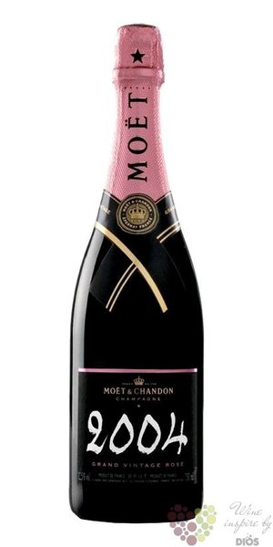 Moet &amp; Chandon ros  Grand vintage 2004  brut Champagne Aoc  0.75 l
