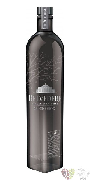 Belvedere „ Smogory forest ” unfiltered Polish vodka 40% vol.  0.70 l