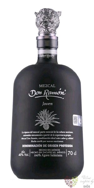 Don Ramon  Black  Joven Mexican mezcal 40% vol. 0.70 l