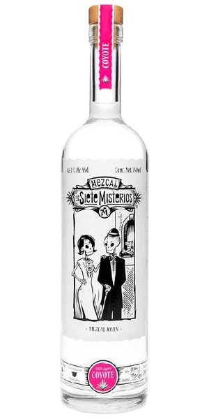 los Siente Mistoerios  Coyote  100% agave Doba yej Mexican mezcal 47.2% vol.  0.70l