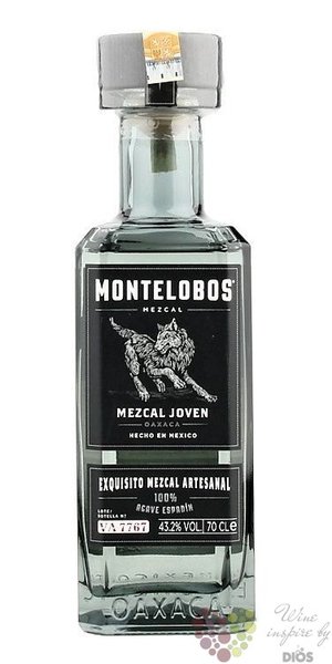 Montelobos  Espadn Joven  Oaxaca Mezcal 43.2% vol.  0.70 l