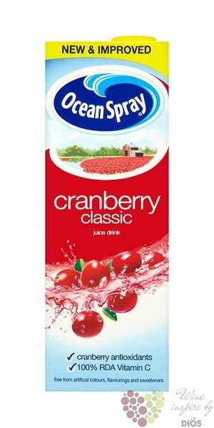 Ocean Spray  Cranberry classic  American natural juice    1.00 l