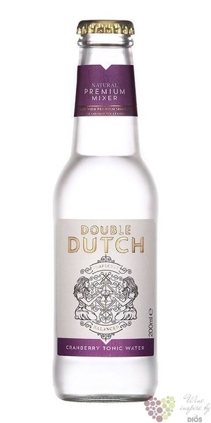 Double Dutch  Cranberry &amp; Ginger  flavored English tonic water  0.20 l