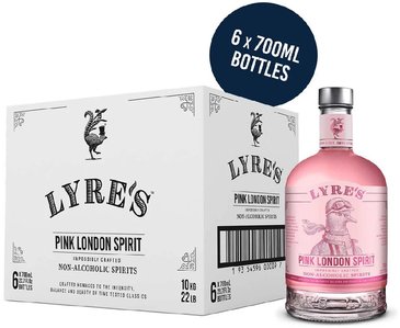 Lyres  Pink London Spirtits  Gin Alternative case 0.0% vol.  6*0.70 l