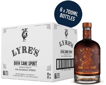 Lyres  Dark Cane Spitits  Rum Alternative case 0.0% vol.  6*0.70 l