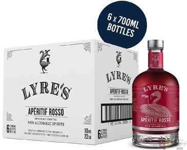 Lyres  Aperitiff Rosso   Vermouth Alternative 00% vol.  6*0.70 l