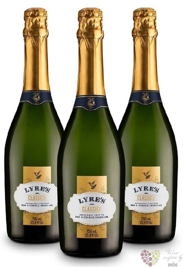 Lyres Trio  Classico Grande  Prosecco &amp; Sparkling Alternative 00% vol.  3*0.75 l