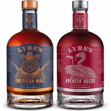 Lyres Duo  Manhattan  Alternative Malt Whisky Coctail set 00% vol.  2*0.7l