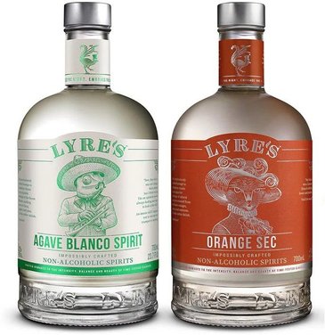 Lyres Duo  Blanco Margarita  Alternative Tequila Coctail set 00% vol.  2*0.7l