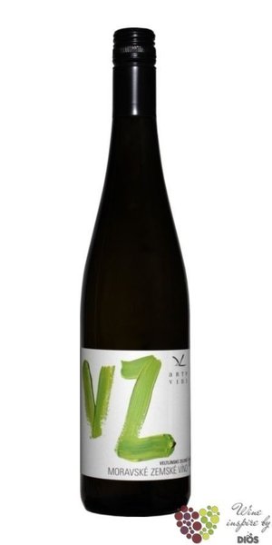 Veltlnsk zelen  Green  2013 moravsk zemsk vno vinastv Arte Vini    0.75 l