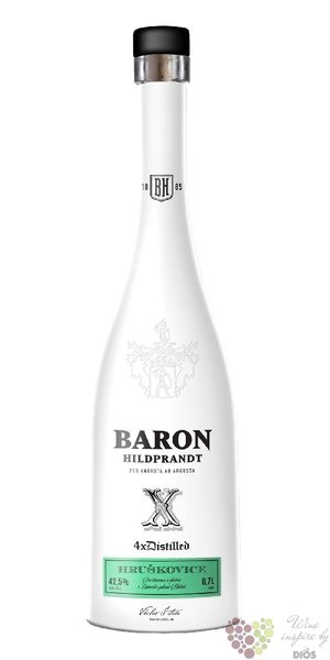Baron Hildprandt X  Hrukovice  Bohemian fruits aged brandy 42,5% vol.  0.70 l