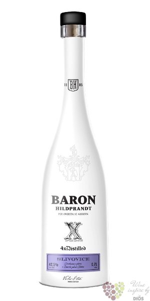 Baron Hildprandt X  Slivovice  Bohemian fruits aged brandy 50% vol.  0.70 l