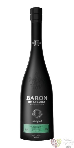 Baron Hildprandt  ze zralch hruek  Bohemian aged pear brandy 40% vol.  0.70 l