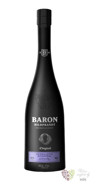 Baron Hildprandt  ze zralch vestek  Bohemian aged plum brandy 40% vol.  0.70 l