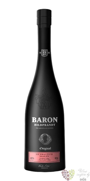 Baron Hildprandt  ze zralch malin  Bohemian aged raspberry brandy 40% vol.  0.70 l
