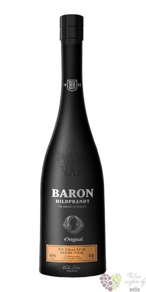 Baron Hildprandt  ze zralch merunk  Bohemian aged apricot brandy 40% vol.  0.70 l