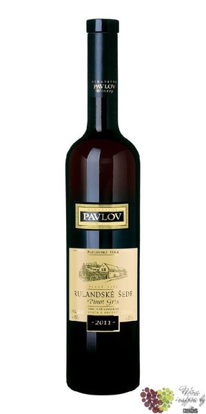 Rulandsk ed 2009 vbr z hrozn z vinastv Pavlov    0.75 l